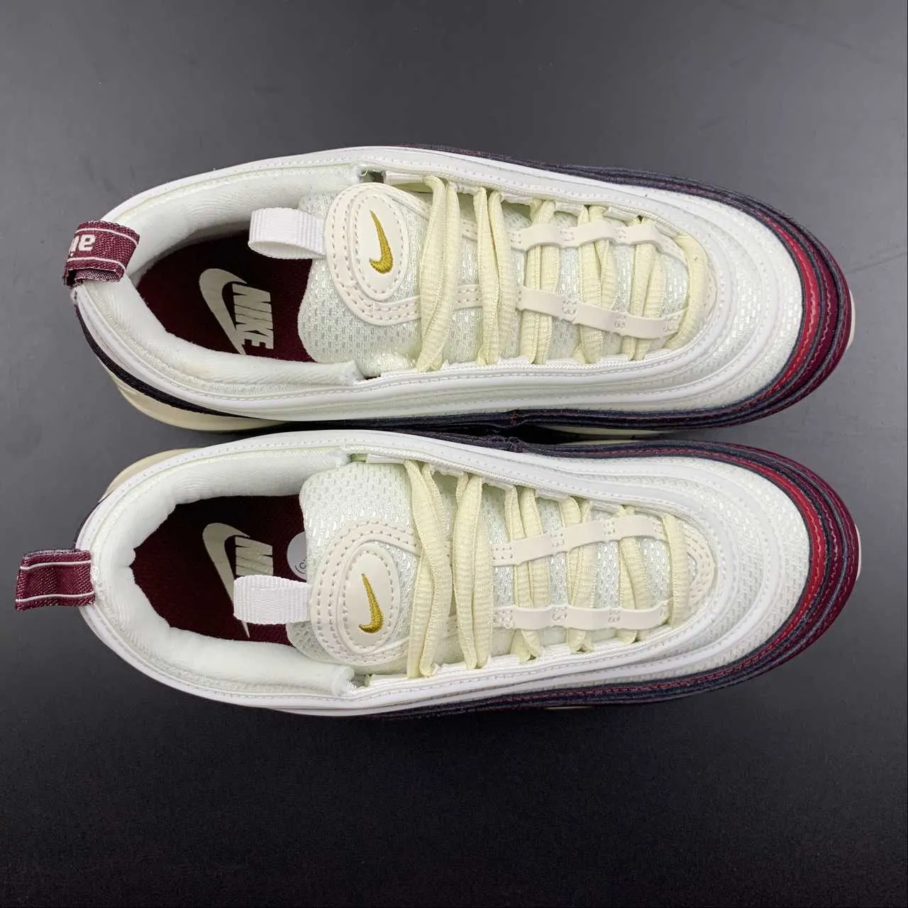 Air Max 97 Dark Beetroot Coconut Milk DQ8582-600 Comfortable Footbed Stretching