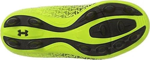 Kids Cf Force 3.0 FgR Jr. Soccer Toddler/Little Kid/Big Kid HighVis Yellow/Black/Rocket Red Athletic Shoe