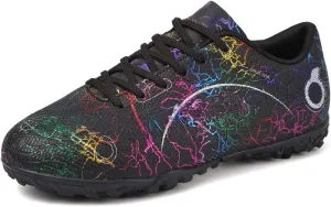 Kids Soccer Shoes Boys Girls Football Trainning Shoes Youth Firm Ground Athletic Turf Shoes Outdoor Professional Soccer Shoes Sneakers