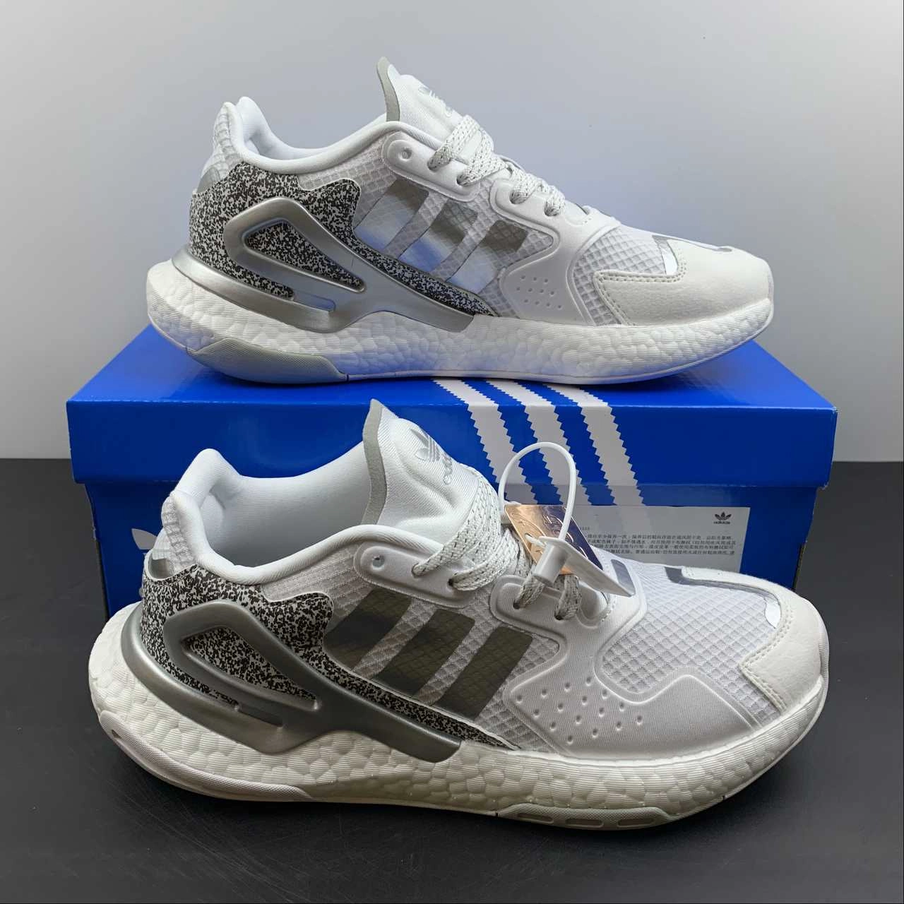 endurance - focused shoes Technology-rich feature Adidas Day Jogger Boost White Silver White FX6163