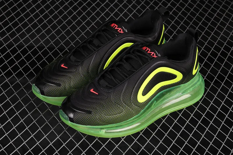 Air Max 720 Black Volt Bright Crimson AO2924-008 running in different seasons Torsional Stability