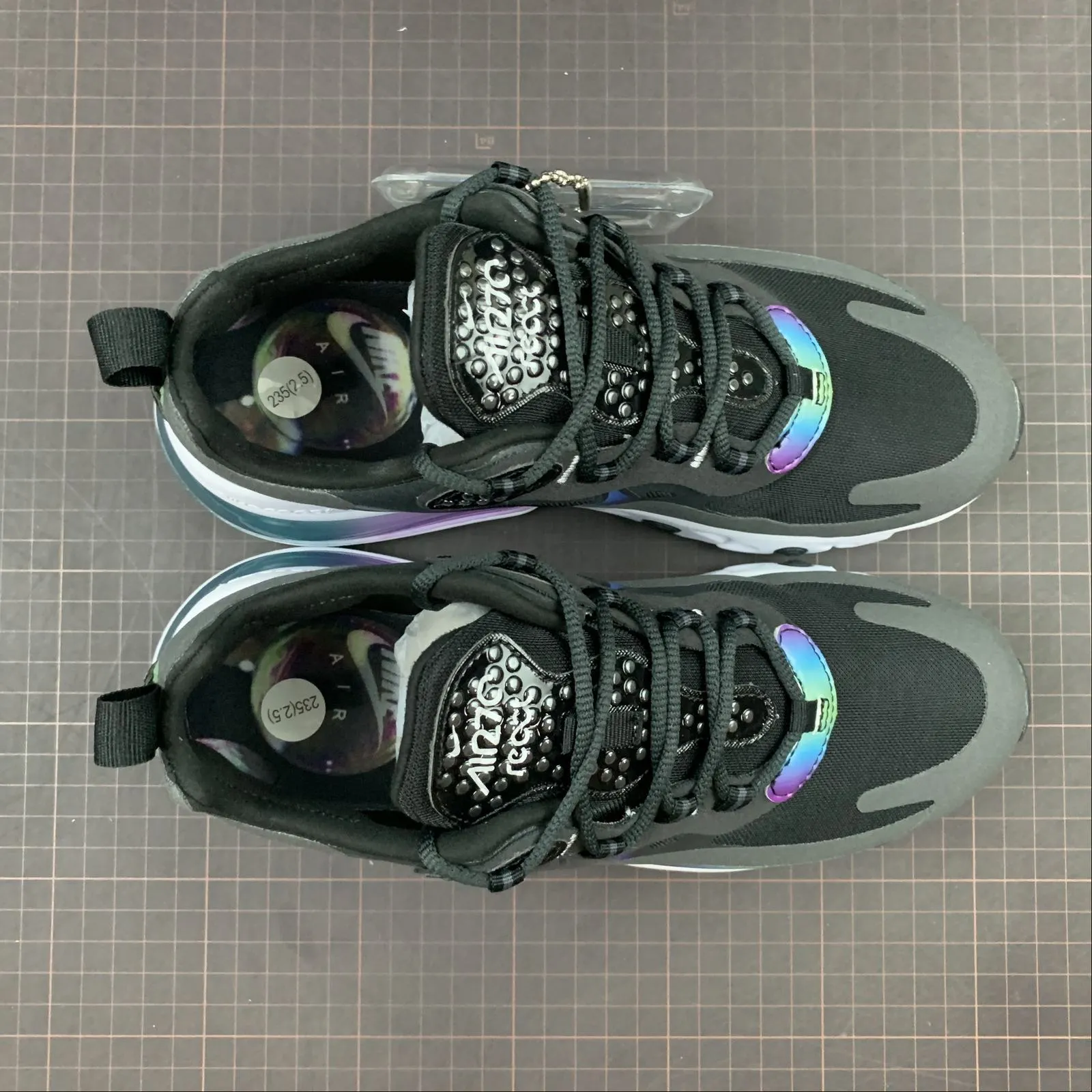 Air Max 270 React Smoke Grey Multi-Color White City running requirement
