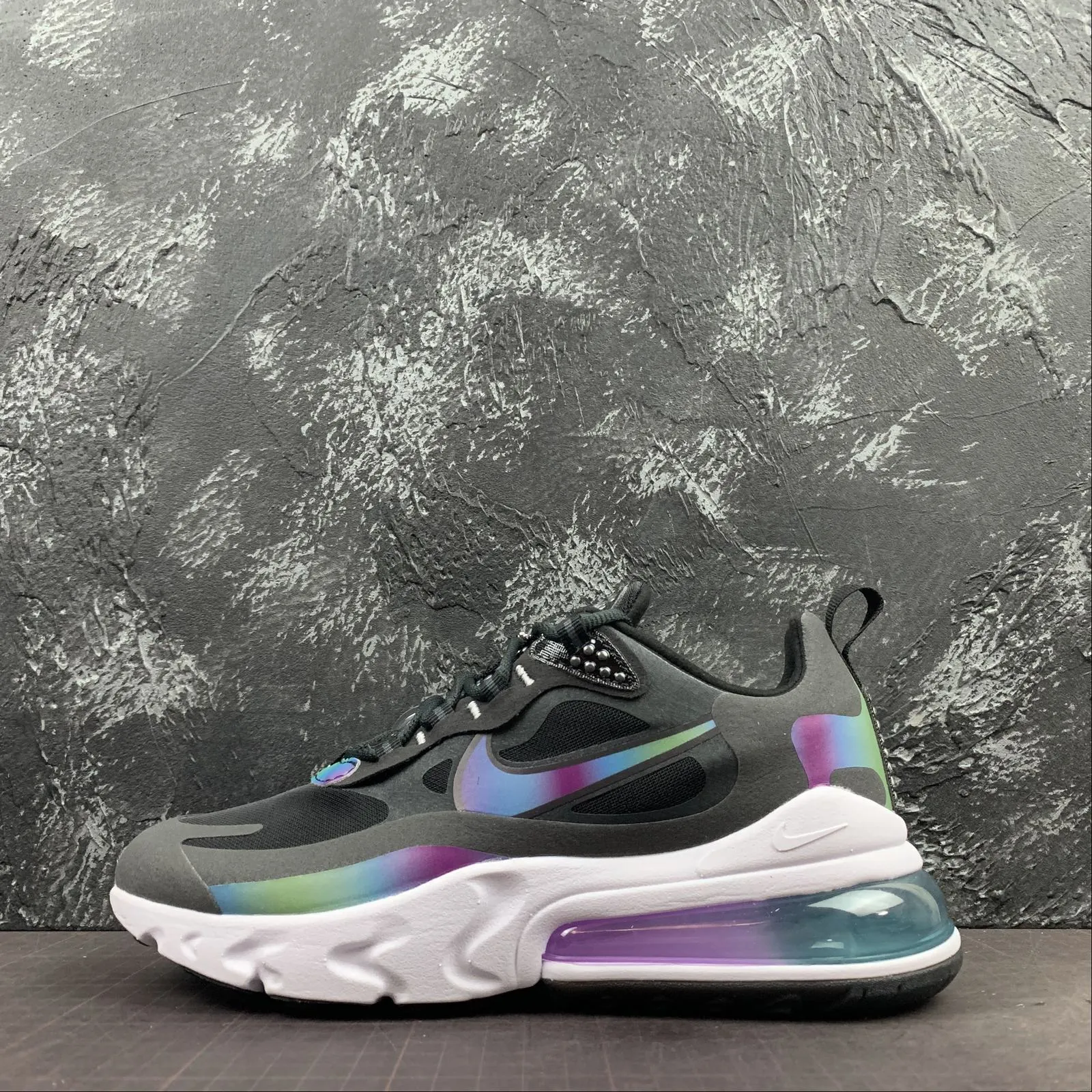 Multi Directional Flex Air Max 270 React Smoke Grey Multi-Color White