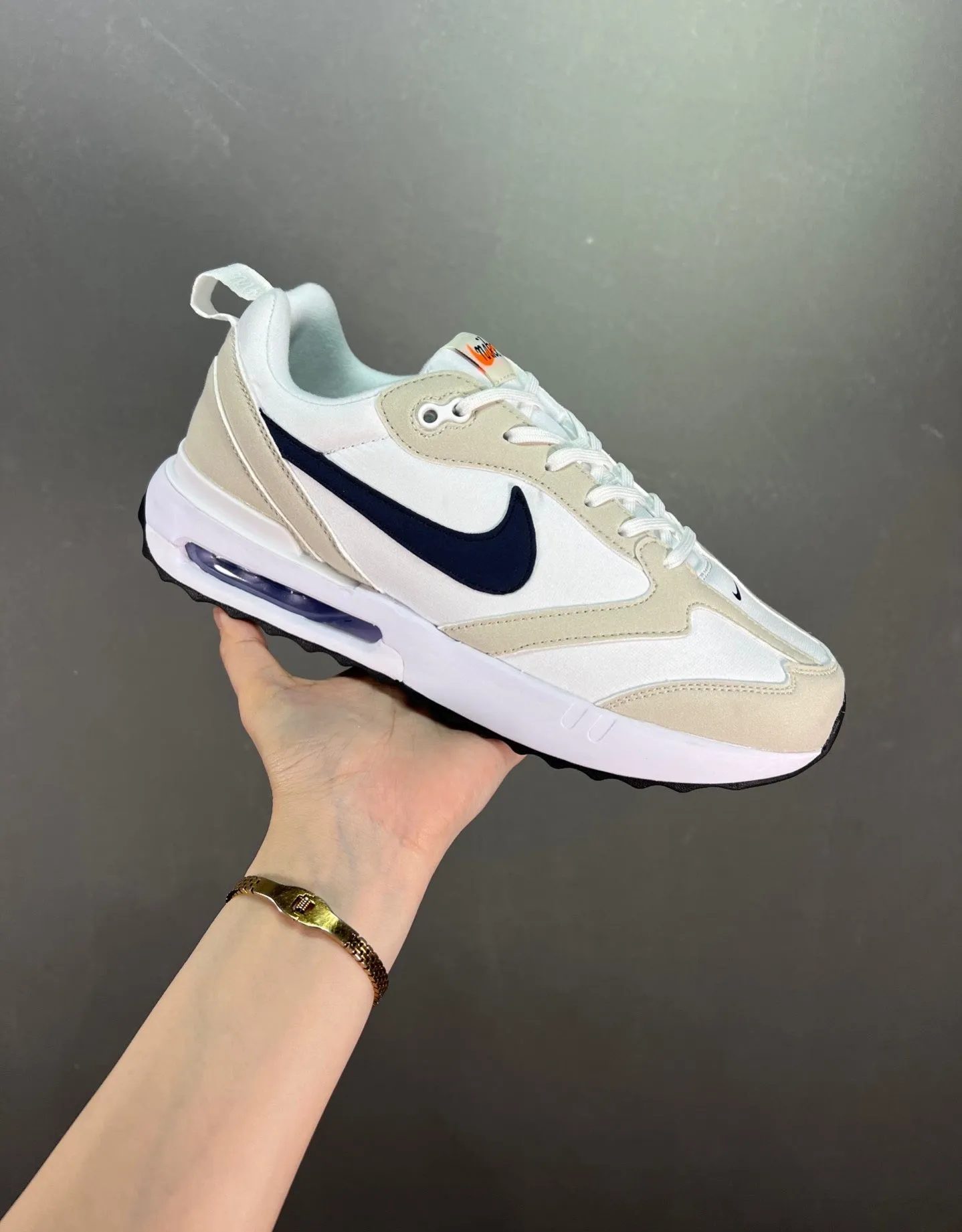 Air Max Dawn White Midnight Navy Light Bone DH5131-100 anti - slip function classic - design shoes