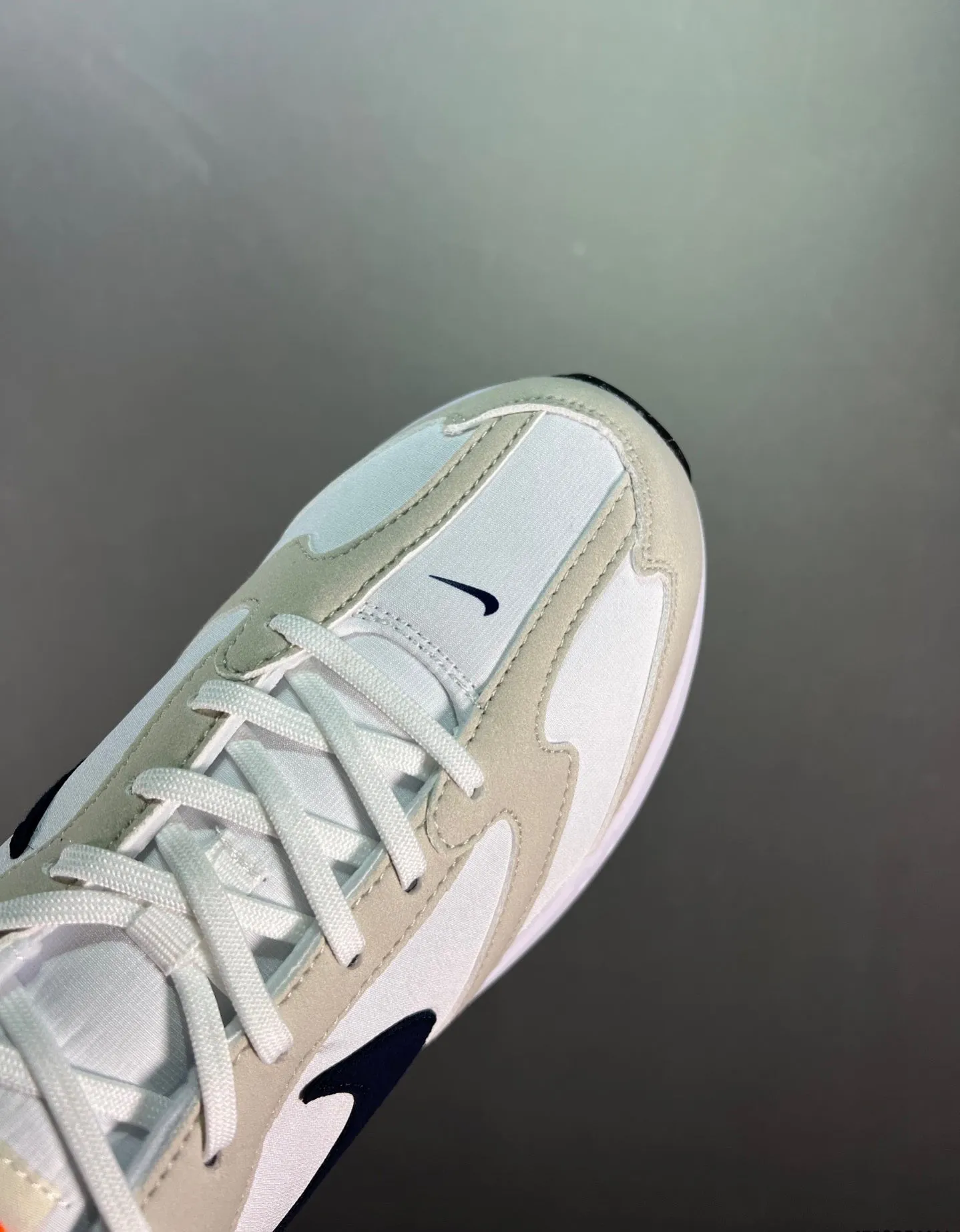 polyester running gear lake shoes Air Max Dawn White Midnight Navy Light Bone DH5131-100