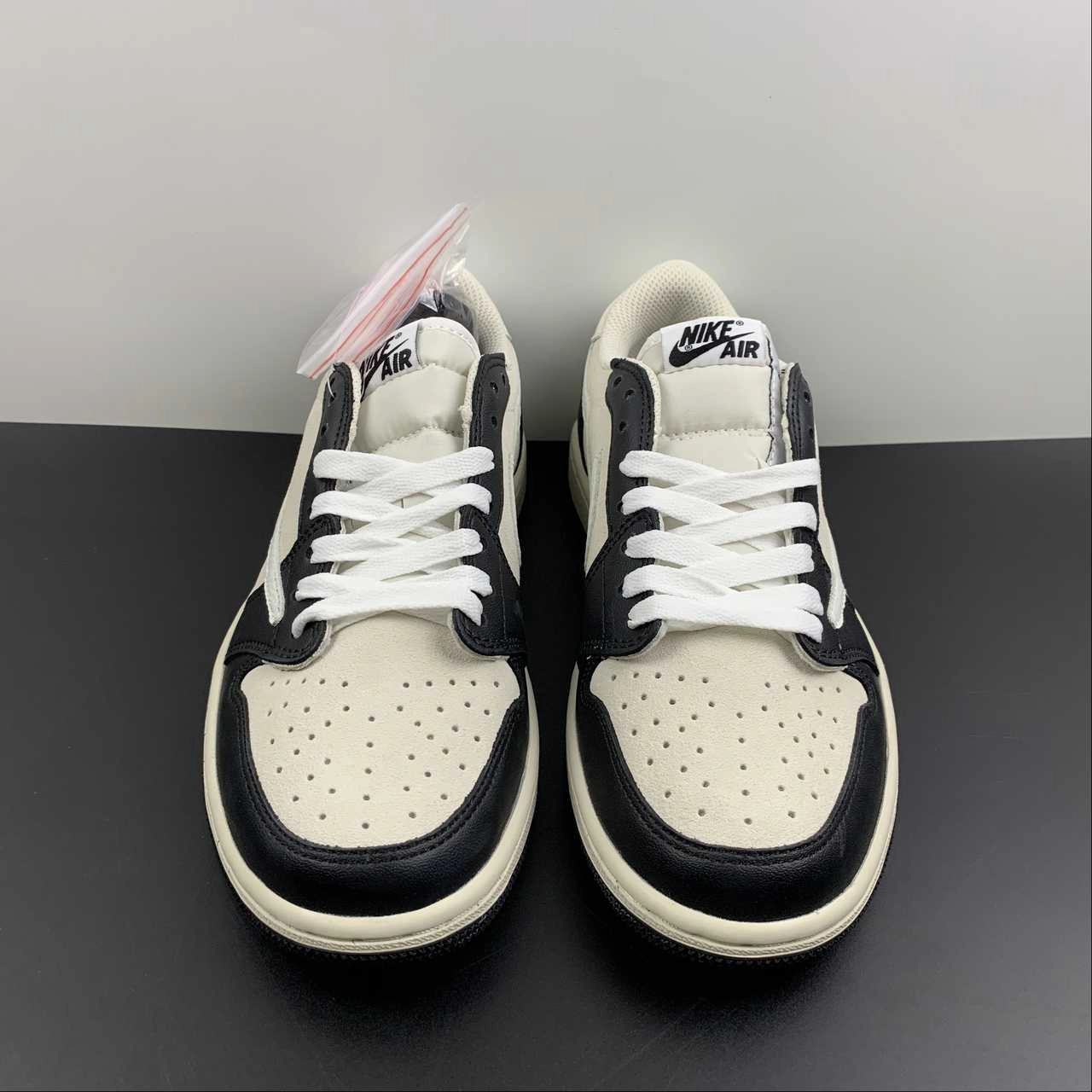 Compression Resistant Collar Air Jordan 1 Retro Low OG SP ??Travis Scott?? Gray Black Barb DM7866-831