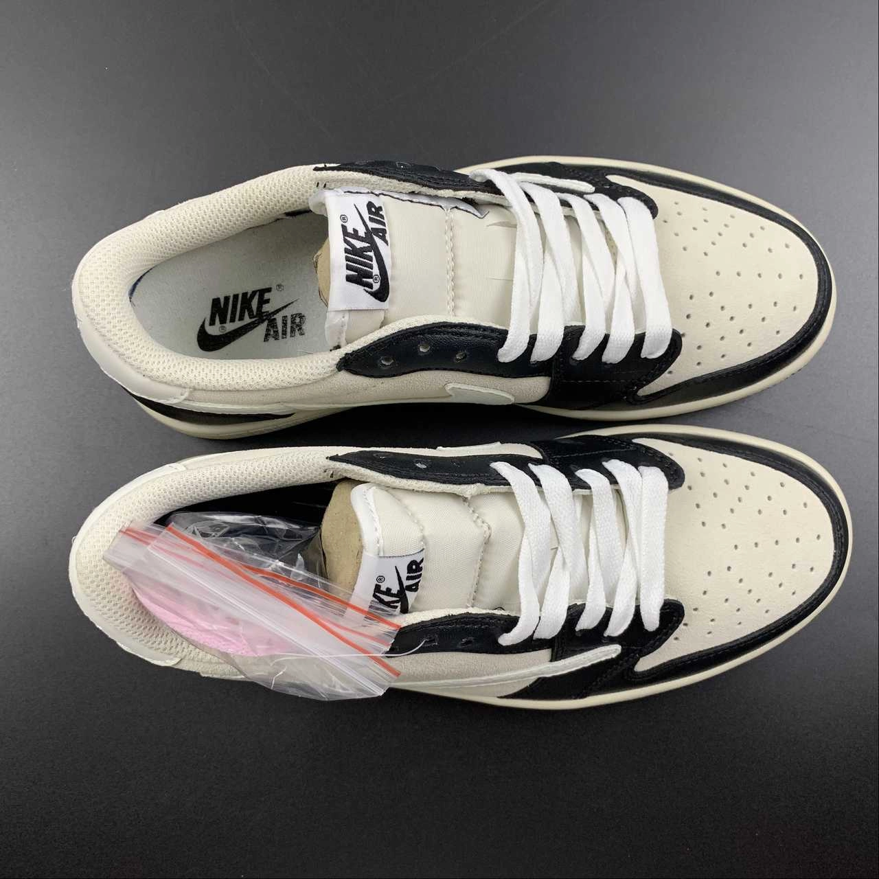 Sport Mode Air Jordan 1 Retro Low OG SP ??Travis Scott?? Gray Black Barb DM7866-831