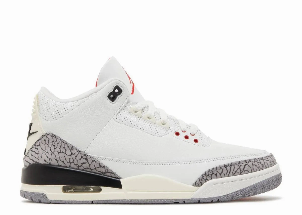 Air Jordan 3 White Cement Reimagined Breathable Tongue Design