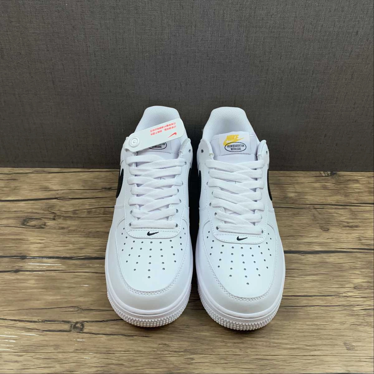 Air Force 1 07 LV8 2 White Black-Orange DM0118-100 Active Feet