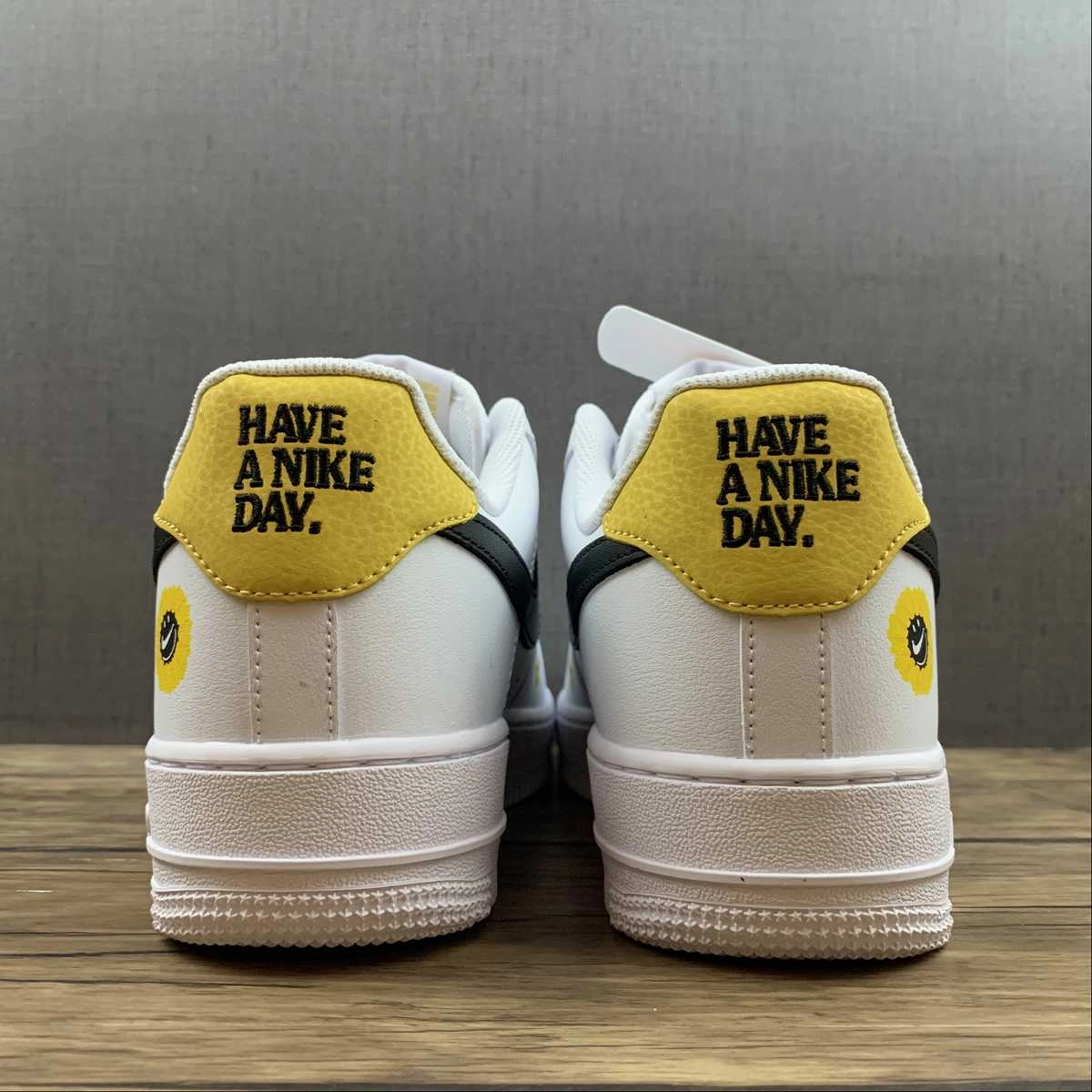 Air Force 1 07 LV8 2 White Black-Orange DM0118-100 High Heel