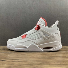 All-Weather Design Air Jordan 4 Retro White University Red Metallic Silver CT8527-112
