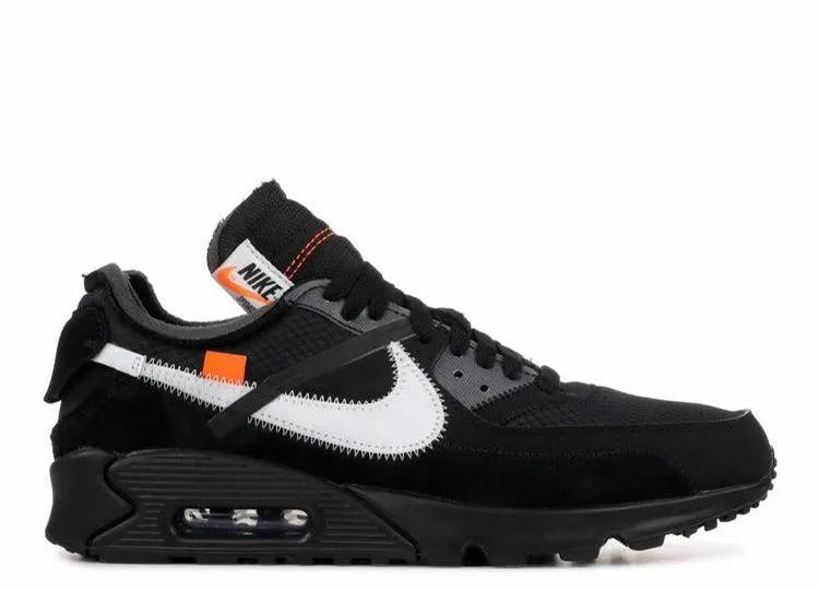 Nike Air Max 90 Off-White Black Rough surface grip