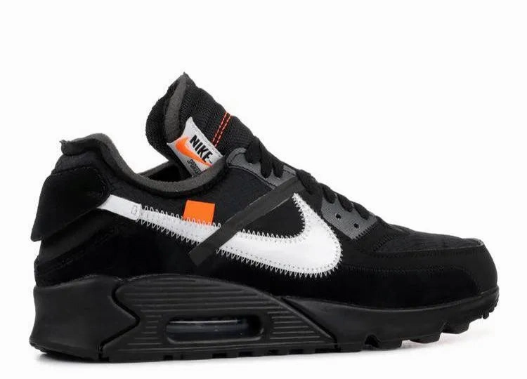 Elastic Band Outdoor Traction Nike Air Max 90 Off-White Black