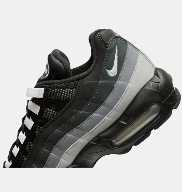 polar - climate shoes Nike Air Max 95 Black White Smoke Grey