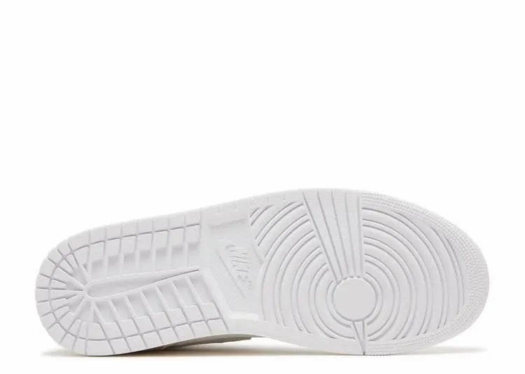 Sleek Shape Air Jordan 1 Mid Craft White Sail