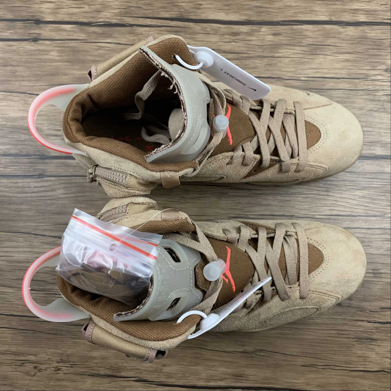 AntiFriction Comfort Fit Air Jordan 6 Retro X Travis Scott SP British Khaki DH0690-200