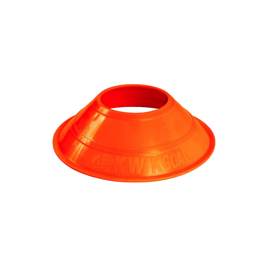 Kwik Goal Mini Disc Cones (25 pack) [Hi-Vis Orange]