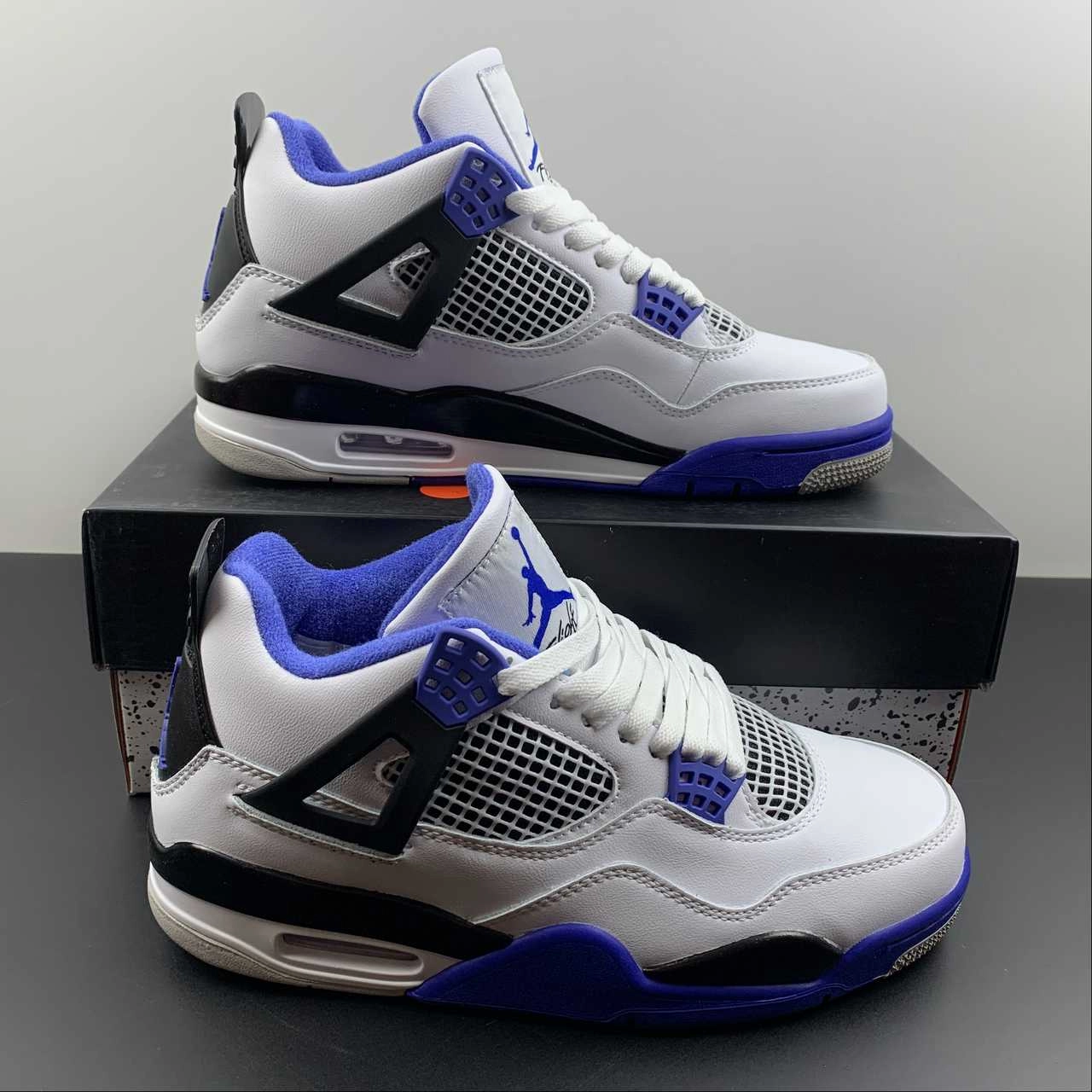 Comfy Days Long Time Wear Air Jordan 4 Retro ??Motorsport?? Racing Blue 308497-117