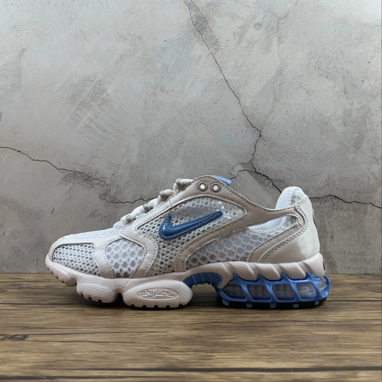 Air Zm Spiridon Cg 2 Stussy White University Blue-Black CD3613-100 padded - tongue - softness shoes