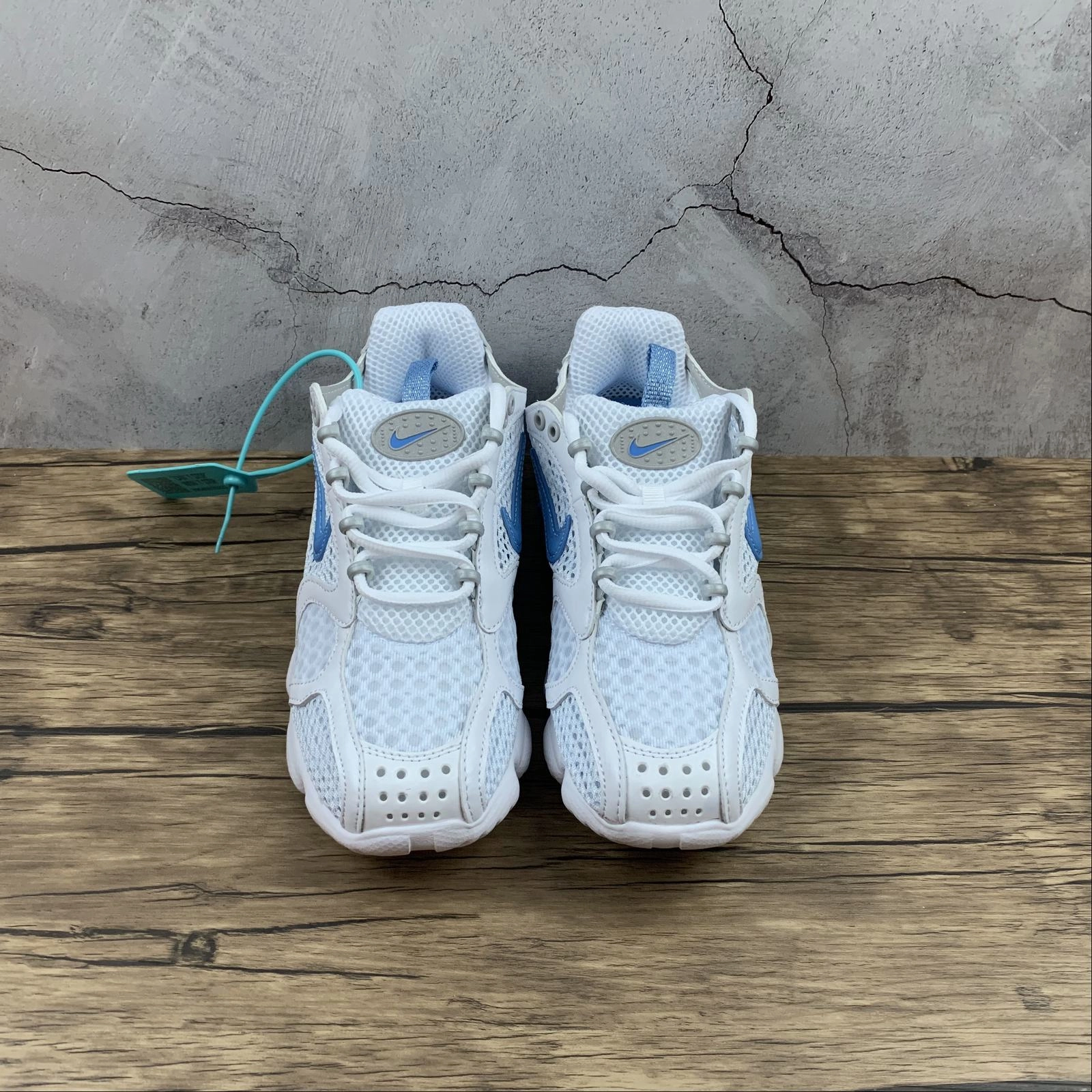 Air Zm Spiridon Cg 2 Stussy White University Blue-Black CD3613-100 slip - on shoe version