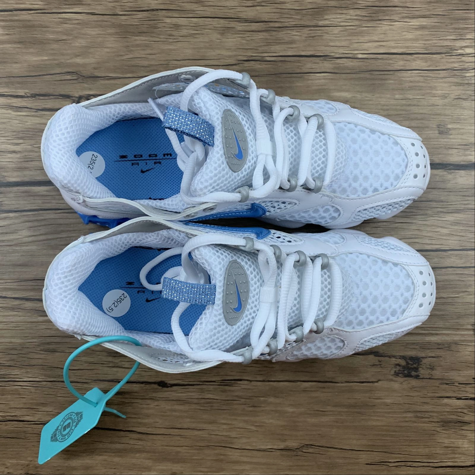 Air Zm Spiridon Cg 2 Stussy White University Blue-Black CD3613-100 star - design shoes 3D - mesh shoes