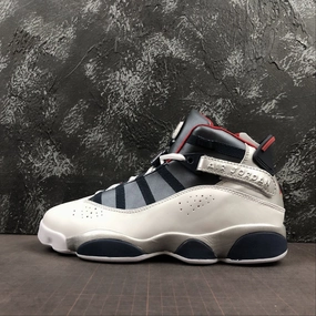 Air Jordan 6 Rings White Varsity Red-Midnight Navy-Metallic 322992-161 Flexible structure