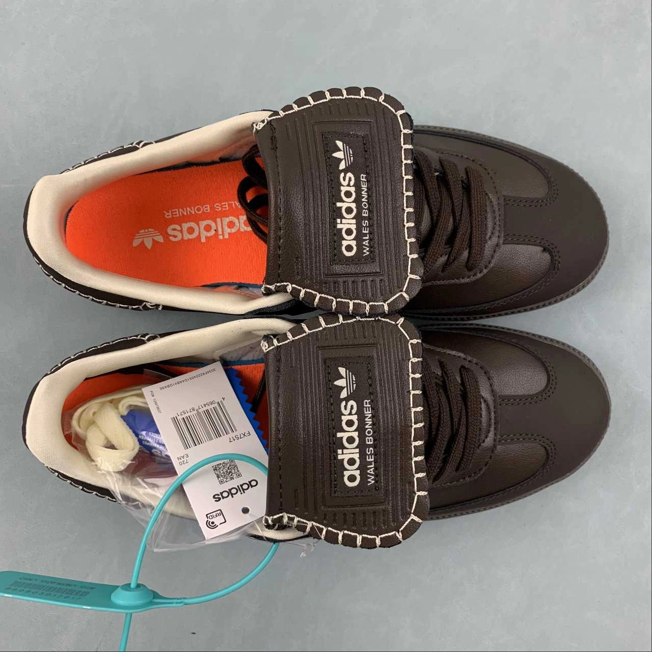 Comfort footbed Stay Stylish Adidas Samba Wales Bonner Core Black Cream White FX7517