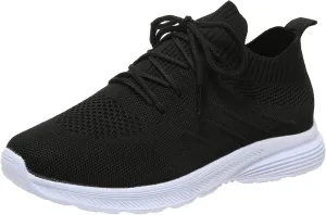 Ladies Fashion Solid Color Breathable Mesh Flat Bottomed Ccasual Sports Shoes Women Medium