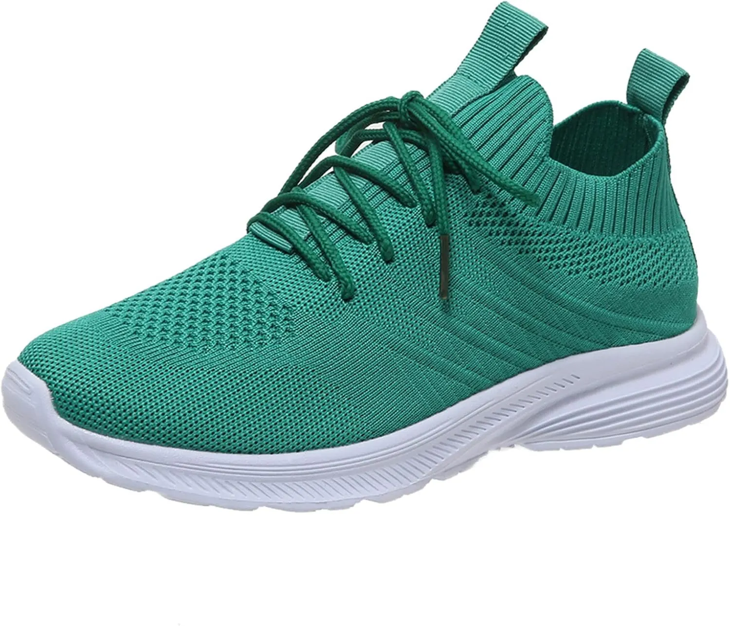 Ladies Fashion Solid Color Breathable Mesh Flat Bottomed Ccasual Sports Shoes Women Medium