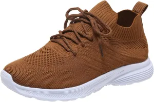 Ladies Fashion Solid Color Breathable Mesh Flat Bottomed Ccasual Sports Shoes Women Medium
