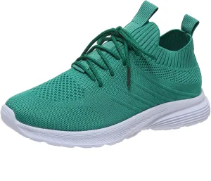 Ladies Fashion Solid Color Breathable Mesh Flat Bottomed Ccasual Sports Shoes Women Medium
