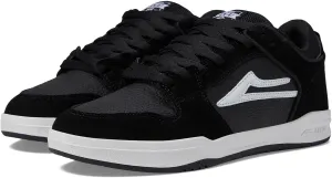 Lakai Telford Low Mens Skate Shoes, Black Suede, 6