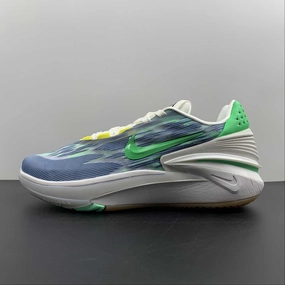 Air Zoom G.T Cut 2 Grey Blue White-Green DJ6015-403 Comfort System Grip pattern supports confident pivots and lunges