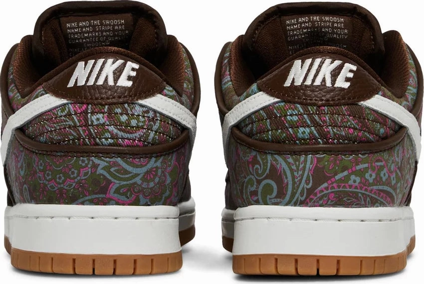 Nike Dunk Low SB Paisley W Grip Enhancing Pattern Cushioned Sole