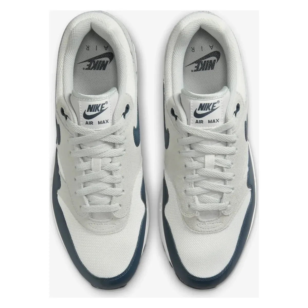 tropical - climate shoes velcro - design shoes Nike Air Max 1 Essential Summit White Armory Navy
