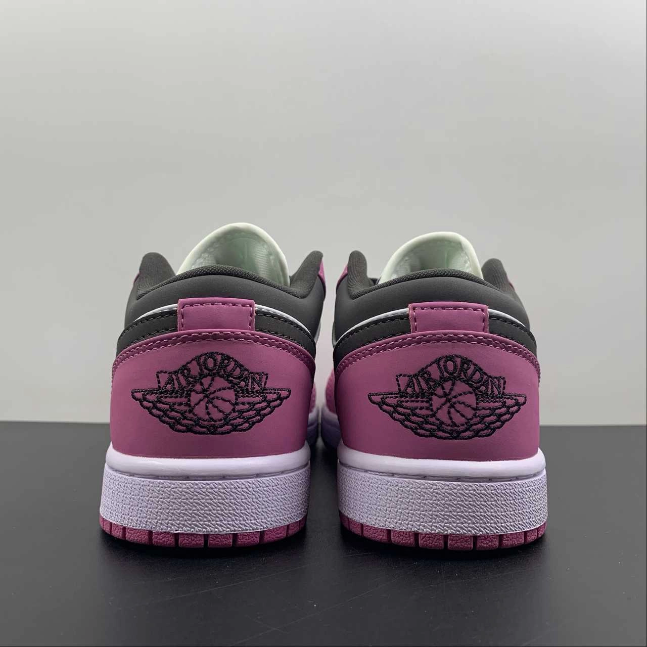 Air Jordan 1 Low Berry Powder DC1767-160 Fashion-forward style RaisedSole