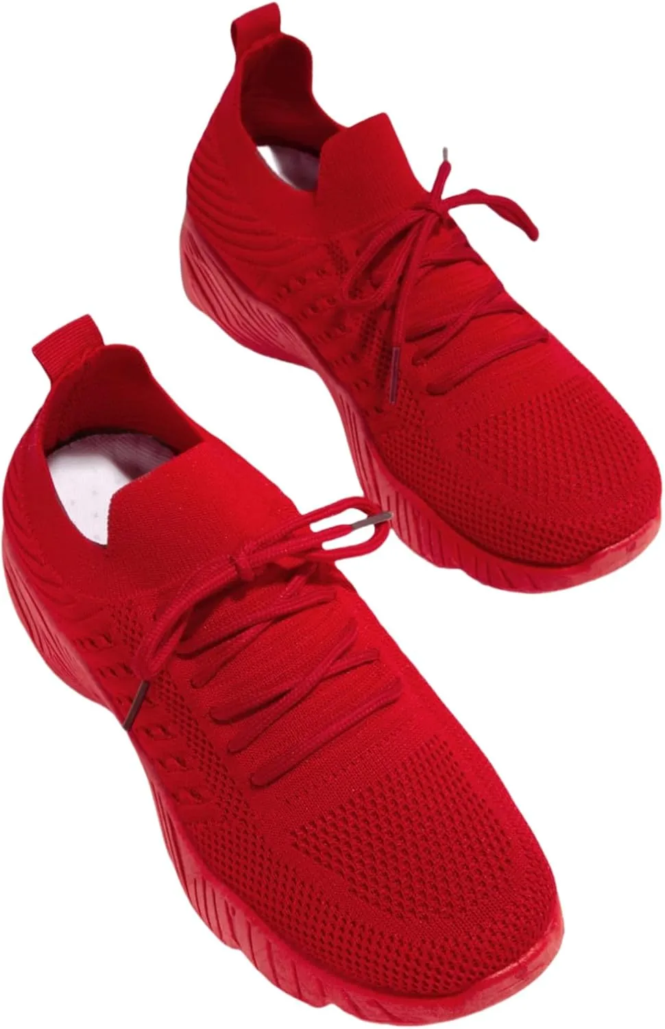 Lausiuoe Running Shoes For Women Arch Support Lightweight Tennis Shoes Non Slip Gym Workout Breathable Walking Sneakers