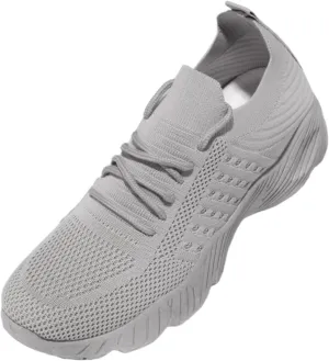 Lausiuoe Running Shoes For Women Arch Support Lightweight Tennis Shoes Non Slip Gym Workout Breathable Walking Sneakers