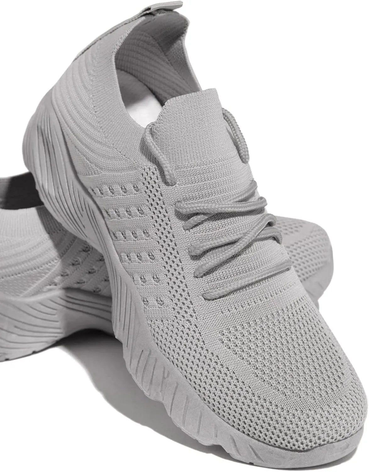 Lausiuoe Running Shoes For Women Arch Support Lightweight Tennis Shoes Non Slip Gym Workout Breathable Walking Sneakers