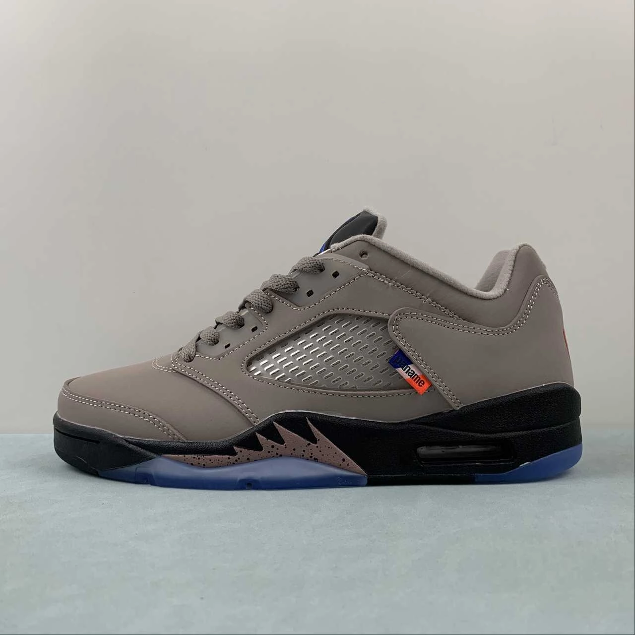 Multi Density Foam Layering Air Jordan 5 Retro Low Pumice Game Royal Black Plum Eclipse x PSG DX6325-204