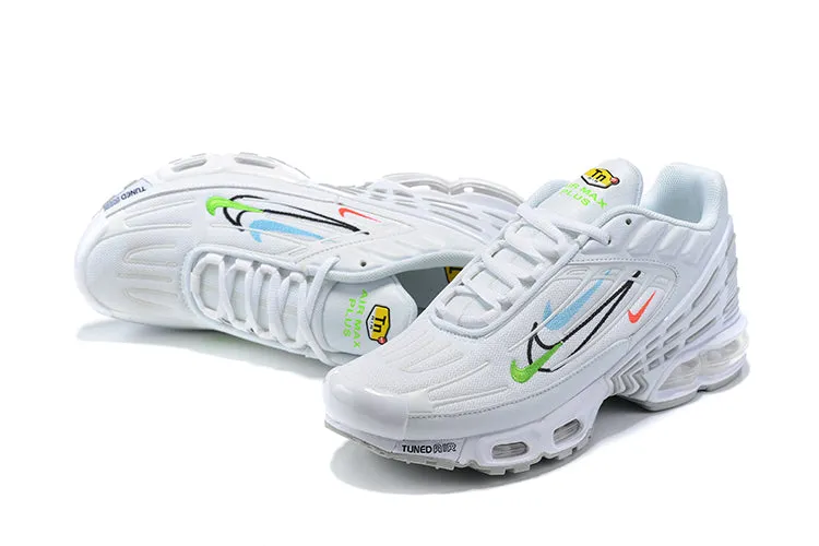 Air Max Plus 3 White Multi Color Swooshes DN6994-105 pastel - colors