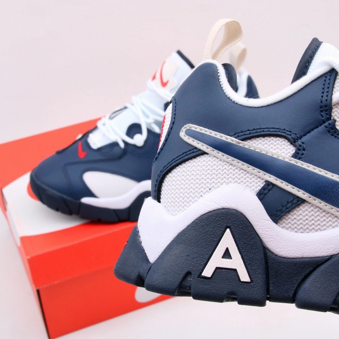 Comfortable lining Air Barrage Low White Blue CD7510-100