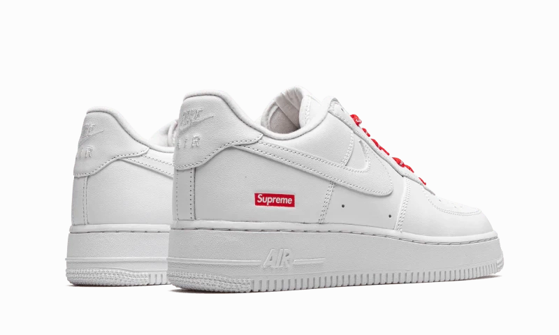 Stylish Touch Slim Shape Nike Air Force 1 Low Supreme White