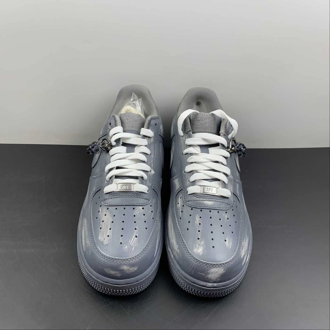 Air Force 1 07 Low Customised Grey CW2288-111 Casual Day