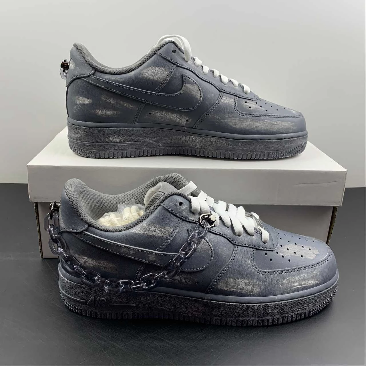 Neat Look Air Force 1 07 Low Customised Grey CW2288-111