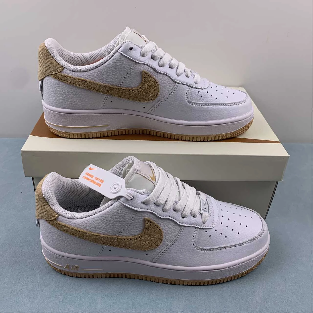 Cruise Walk Air Force 1 07 Low Khaki White CN2873-103