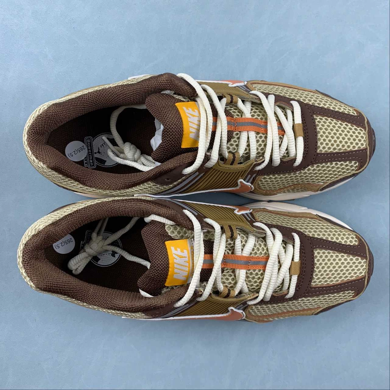 Zoom Vomero 5 Wheat Grass Gold Suede FB9149-700 Cushioned Base