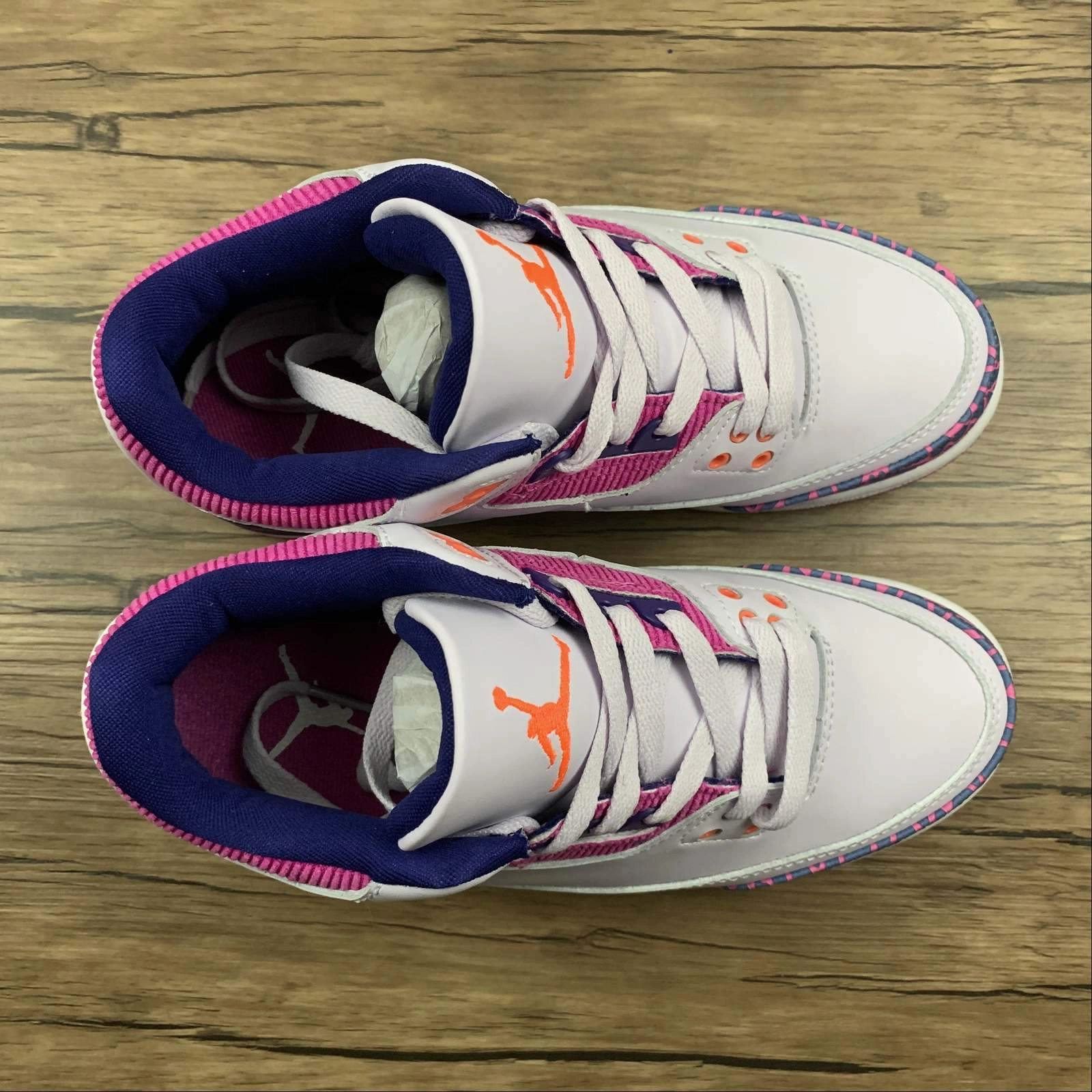 All-Purpose Comfort Airy Design Air Jordan 3 Retro (GS) Barely Grape Hyper Crimson 441140-500