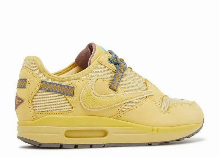Nike Air Max 1 Travis Saturn Gold multi - density sole shoes