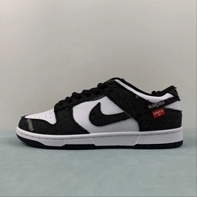 Neutral Stability Base Modern Form SB Dunk Low Levis Denim Black White Red LE0021-006